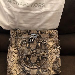 Michael Kors Snakeskin Handbag